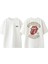 Rolling Stones Tasarım Sırt Baskılı Pamuk Beyaz Oversize T-Shirt 1
