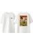 Diego Maradona Tasarım Sırt Baskılı Pamuk Beyaz Oversize T-Shirt 1