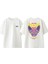 Demon Cat Obey Me Human Tasarım Sırt Baskılı Pamuk Beyaz Oversize T-Shirt 1