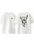 Metallica Rock N Roll 2 Tasarım Sırt Baskılı Pamuk Beyaz Oversize T-Shirt 1