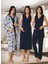 Dvina Effortt Lohusa 4'lü Set - Sabahlık/pijama Takımı/gecelik Lacivert - 8036 1