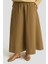 Kesikli Pamuk Etek 25Y1837 Haki 3