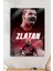 Metal Baskı, Zlatan Ibrahimoviç Milan - Parlak Dekoratif Sporcu Duvar Tablosu 1