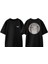 Attack On Titan Running Tasarım Sırt Baskılı Pamuk Siyah Oversize T-Shirt 1