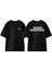 Haberin Yok Oluyorum Tasarım Sırt Baskılı Pamuk Siyah Oversize T-Shirt 1