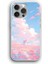 Apple iPhone 11 Pro Max Uyumlu Şeffaf Kılıf Anime Kasaba Evi Manzara Çizim 1