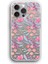 Apple iPhone 11 Pro Max Uyumlu Şeffaf Kılıf Retro Çiçekler Pastel 1