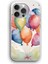 Apple iPhone 11 Pro Max Uyumlu Şeffaf Kılıf Suluboya Balonları Tatlı Çocuk 1