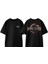 Pink Floyd Vintage Tasarım Sırt Baskılı Pamuk Siyah Oversize T-Shirt 1
