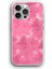 Apple iPhone 11 Pro Uyumlu Şeffaf Kılıf Pembe Modern Tatlı Kadın Çiçek Desen 1