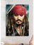 Karayip Korsanları, Jack Sparrow - Parlak Metal Baskı Tablo 1