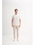 Polo Yaka Ekru Erkek T-Shirt 4077 3