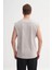 Pamuk Gri Erkek Kolsuz T-Shirt 4210 3