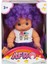 Luxury 20040 Afro Kıvırcık Saçlı Bebek 23 cm -Sunman 1 Adet 2