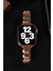 Oniks Serisi Çelik Kordon, Apple Watch Series SE/11/10/9/8/7/6/5/4/3 ile Uyumlu, 46MM/45MM/44MM, Rose Gold 2