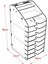Luxury Design Otto Tower Masaüstü Organizer 10 Kat A4 Evrak Rafı 1 Adet 5