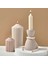 Luxury Dekoratif Prenses Mumluk & Şamdan, Pinterest Model, Iskandinav Mumluk, Bohem Mumluk Beton 1 Adet 1