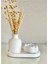 Luxury Hediyelik Dekoratif Vazo Lotus Mumluk Set 1 Adet 1