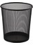 Luxury Set 2 Parça-Metal Evrak Rafı 3'lü Siyah-Çöp Kovası Metal Siyah 10 Litre Perfore 1 Adet 2