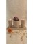 Luxury Laurel-Wood Beton 4 Parça Tealight Mumluk-Vazo-Dekoratif Sunum Tabağı Seti 1 Adet 1