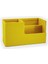 Luxury Beyoğlu Serisi Deri Organizer Kalemlik Pastel Sarı 11X20X9.5 cm 1 Adet 2