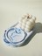 Luxury Mermer Desenli Dekoratif Beton Oval Organizer 1 Adet 2