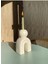 Luxury Seramik El Yapımı Mumluk | Tasarım | Bej Renk | BOY:16CM EN:10CM | 1 Adet 4