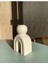 Luxury Seramik El Yapımı Mumluk | Tasarım | Bej Renk | BOY:16CM EN:10CM | 1 Adet 5