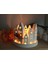 Luxury Dekoratif Mumluk Ev Set Dekorasyon Ev Hediyelik Şamdan Mum Candle Noel Yılbaşı Hediyesi 1 Adet 1