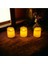 Luxury 14 Şubat Sevgililer Gününe Özel Ledli Mum Tealight Işıklı Dumansız Alevli Sarı Pil Dahil 3 Adet 1 Adet 2