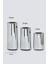 Luxury 3 Lü Silver Krom Parlak Yüzey Mumluk Dekoratif Tealight Set Mum Abs Plastik Gümüş 1 Adet 3