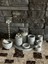 Luxury Gri Mermer 10,lu Set. Banyo Seti, Kâğıt, Havluluk ,havan 3,lü Mumluk 1 Adet 1