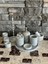 Luxury Gri Mermer 10,lu Set. Banyo Seti, Kâğıt, Havluluk ,havan 3,lü Mumluk 1 Adet 2
