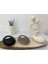 Luxury 3 Renk Beton Mumluk (Siyah Beyaz Gri ) Tealight Mum Hediyemizdir 1 Adet 1