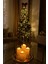 Luxury Dekoratif Işıklı Mum 4lü Tealight Mumluk Dumansız Günışığı Pilli Dekoratif LED Mum 1 Adet 2