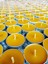 Luxury Petekoğlu (12 Adet ) Tealight Doğal Petek Balmumu Mum Standart Boy Beeswax Candle 1 Adet 1