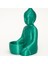 Luxury Buda Figür Mumluk – Parlak Yeşil Mumluk - 15 cm - Dekoratif Çay (Tealight) Mumluk 1 Adet 3