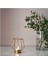 Luxury Dekoratif Keyif Zamanı Tealight Mumluk ( 10 cm ) Sarı 1 Adet 1