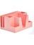 Luxury Masa Seti Kalemlik Organizer Pastel Pembe Masa Üstü Organizer 1 Adet 1