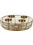 Luxury 427163 "hagony" Gold Metal Şamdan- Mumluk 10CM Yüksekliğinde 36CM Çapında 1 Adet 1