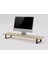 Luxury Doğal Ahşap Monitör Yükseltici Monitor Altlığı Monitör Sehpası Curve 1 Adet 2