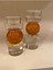 Luxury 2'li Mumluk Kristal Oranje 1 Adet 4