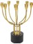Luxury Gold Siyah 8 Kollu Şamdan 30X29X38CM 1 Adet 1