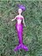 Luxury Barbie Bebek Işıklı Deniz Kızı Ürünün Benzeri Mor Kırmızı Yeşil 1 Adet 3