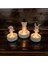 Luxury Dekoratif Ateş Başında Isınan Kedi Köpek ve Tavşan Tealight Mumluk 1 Adet 3