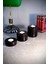 Luxury Siyah Mermer 3lü Set 3 Boy Mermer Mumluk (Mum Hediyeli) 1 Adet 4