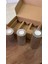 Luxury Krom Kaplama 3 Lü Krom Tırtıklı Yüzey Mumluk Dekoratif Tealight Set Mum Hediyeli 1 Adet 2