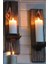 Luxury Duvar Tipi Ahşap Mumluk / Çiçeklik (2 Adet) 1 Adet 5
