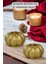 Luxury Şamdan Mumluk Dekoratif Mumluk Tealight Mumluk Altın Renk Model 34 1 Adet 4