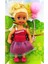 Luxury Cute Girl Pembe Balonlu Sarışın Mini Bebek 1 Adet 3